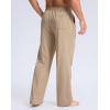 imageG Gradual Mens Yoga Sweatpant Lounge Casual Pants Open Bottom Straight Leg Athletic Sweat Pants with PocketsHeather Khaki