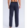 imageG Gradual Mens Yoga Sweatpant Lounge Casual Pants Open Bottom Straight Leg Athletic Sweat Pants with PocketsNavy