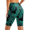 imageG Gradual Womens 9 High Waisted Swim Board Shorts Tummy Control Swimsuit Bottoms for Women with Liner PocketsLeaf