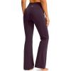 imageG Gradual Womens Flare Leggings Crossover Yoga Pants 2930532 High Waist Bell Bottom Pants for Women with PocketsWine