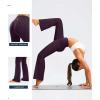 imageG Gradual Womens Flare Leggings Crossover Yoga Pants 2930532 High Waist Bell Bottom Pants for Women with PocketsWine