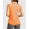 imageG Gradual Womens Golf Shirts Lightweight 14 Zip Collared Tank Top Sleeveless Polo Shirts for Tennis Pickleball CasualHeather Orange