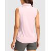 imageG Gradual Womens Golf Shirts Lightweight 14 Zip Collared Tank Top Sleeveless Polo Shirts for Tennis Pickleball CasualPeach