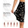 imageG Gradual Womens High Waisted Swim Board Shorts 11 Knee Length Beach Swimming Long Shorts for Women with Pockets LinerBlack Floral
