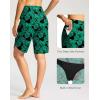 imageG Gradual Womens High Waisted Swim Board Shorts 11 Knee Length Beach Swimming Long Shorts for Women with Pockets LinerLeaf