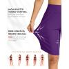 imageG Gradual Womens High Waisted Swim Board Shorts 11 Knee Length Beach Swimming Long Shorts for Women with Pockets LinerPurple