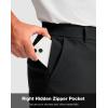 imageMens Golf Shorts with 5 Pockets 11 Inseam Stretch Quick Dry Casual Work Dress Shorts for MenBlack