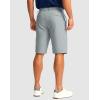 imageMens Golf Shorts with 5 Pockets 11 Inseam Stretch Quick Dry Casual Work Dress Shorts for MenLight Grey