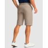imageMens Golf Shorts with 5 Pockets 11 Inseam Stretch Quick Dry Casual Work Dress Shorts for MenMineral Brown
