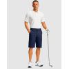 imageMens Golf Shorts with 5 Pockets 11 Inseam Stretch Quick Dry Casual Work Dress Shorts for MenNavy