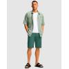 imageMens Golf Shorts with 5 Pockets 11 Inseam Stretch Quick Dry Casual Work Dress Shorts for MenSpruce Green
