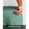 imageMens Golf Shorts with 5 Pockets 11 Inseam Stretch Quick Dry Casual Work Dress Shorts for MenViridian Green