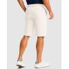 imageMens Golf Shorts with 5 Pockets 11 Inseam Stretch Quick Dry Casual Work Dress Shorts for MenWbeige