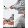 imageMens Sun Protection Long Sleeve Shirts UPF 50Light Grey