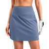 imageG Gradual 1618 Skorts for Woman Golf Skirts 3 Pockets Women High Waisted Athletic Skirt Tennis Pickleball Casual SummerLight Grey Blue