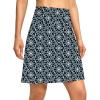 imageG Gradual 19 Skorts for Woman Knee Length Golf Skirt Long Athletic Tennis Skorts for Women Dressy Casual with Shorts PocketsBlack Geometry