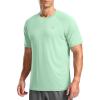 imageG Gradual Mens Athletic Workout TShirts Moisture Wicking Cooling Running Shirts Short Sleeve Performance Tee for Gym TennisMint Green