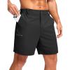 imageG Gradual Mens Casual Shorts 7 9 5 Lightweight 4 Pockets Stretch QuickDry Summer Shorts for Golf Work Hiking TripsBlack