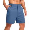 imageG Gradual Mens Casual Shorts 7 9 5 Lightweight 4 Pockets Stretch QuickDry Summer Shorts for Golf Work Hiking TripsBlue