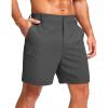 imageG Gradual Mens Casual Shorts 7 9 5 Lightweight 4 Pockets Stretch QuickDry Summer Shorts for Golf Work Hiking TripsCharcoal