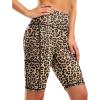 imageG Gradual Womens 9 High Waisted Swim Board Shorts Tummy Control Swimsuit Bottoms for Women with Liner PocketsLeopard