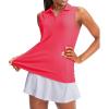imageG Gradual Womens Sleeveless Golf Polo ShirtsWatermelon
