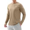 imageMens Sun Protection Long Sleeve Shirts UPF 50Khaki