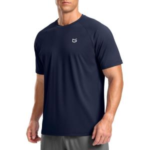 imageG Gradual Mens Athletic Workout TShirts Moisture Wicking Cooling Running Shirts Short Sleeve Performance Tee for Gym TennisNavy