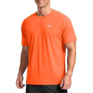 imageG Gradual Mens Athletic Workout TShirts Moisture Wicking Cooling Running Shirts Short Sleeve Performance Tee for Gym TennisOrange