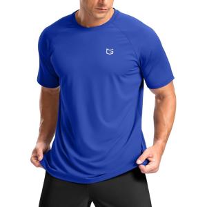 imageG Gradual Mens Athletic Workout TShirts Moisture Wicking Cooling Running Shirts Short Sleeve Performance Tee for Gym TennisRoyal Blue