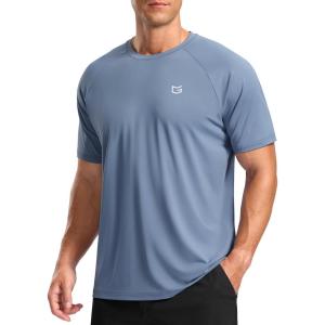 imageG Gradual Mens Athletic Workout TShirts Moisture Wicking Cooling Running Shirts Short Sleeve Performance Tee for Gym TennisSlate Blue