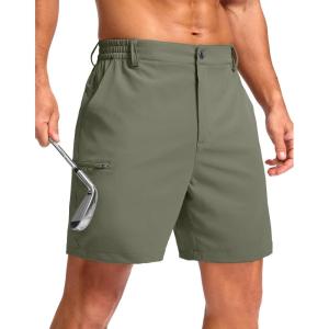 imageG Gradual Mens Casual Shorts 7 9 5 Lightweight 4 Pockets Stretch QuickDry Summer Shorts for Golf Work Hiking TripsGrey Sage