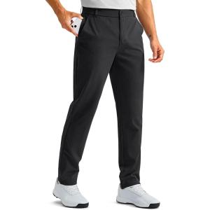 imageG Gradual Mens Golf Pants with 5 Pockets 303234 Lightweight Quick Dry Stretch Work Dress Pants Casual Slacks for MenBlack