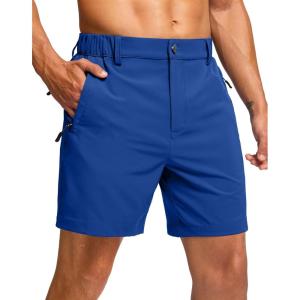 imageG Gradual Mens Shorts 7 5 9 Lightewight Casual Shorts for Men Hiking Golf Shorts with 3 Zipper PocketsRoyal Blue
