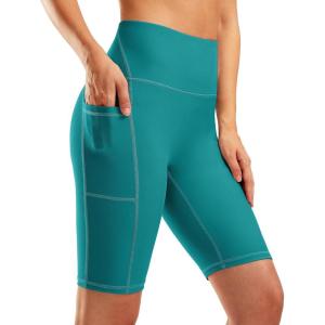 imageG Gradual Womens 9 High Waisted Swim Board Shorts Tummy Control Swimsuit Bottoms for Women with Liner PocketsLake Blue