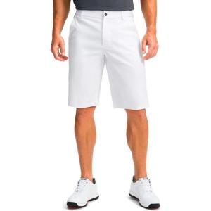 imageMens Golf Shorts with 5 Pockets 11 Inseam Stretch Quick Dry Casual Work Dress Shorts for MenWhite