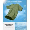 imageG Gradual Mens Athletic Workout TShirts Moisture Wicking Cooling Running Shirts Short Sleeve Performance Tee for Gym TennisMilitary Green
