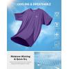 imageG Gradual Mens Athletic Workout TShirts Moisture Wicking Cooling Running Shirts Short Sleeve Performance Tee for Gym TennisPurple