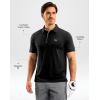 imageG Gradual Mens Golf Shirt Dry Fit Short Sleeve Polos Moisture Wicking Performance Polo Shirts for Men Athletic Tennis CasualBlack