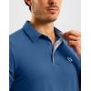 imageG Gradual Mens Golf Shirt Dry Fit Short Sleeve Polos Moisture Wicking Performance Polo Shirts for Men Athletic Tennis CasualIndigo