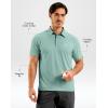 imageG Gradual Mens Golf Shirt Dry Fit Short Sleeve Polos Moisture Wicking Performance Polo Shirts for Men Athletic Tennis CasualJasmine Green