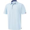 imageG Gradual Mens Golf Shirt Dry Fit Short Sleeve Polos Moisture Wicking Performance Polo Shirts for Men Athletic Tennis CasualLight Blue