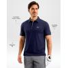 imageG Gradual Mens Golf Shirt Dry Fit Short Sleeve Polos Moisture Wicking Performance Polo Shirts for Men Athletic Tennis CasualNavy