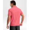 imageG Gradual Mens Golf Shirt Dry Fit Short Sleeve Polos Moisture Wicking Performance Polo Shirts for Men Athletic Tennis CasualPink