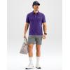 imageG Gradual Mens Golf Shirt Dry Fit Short Sleeve Polos Moisture Wicking Performance Polo Shirts for Men Athletic Tennis CasualPurple
