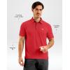 imageG Gradual Mens Golf Shirt Dry Fit Short Sleeve Polos Moisture Wicking Performance Polo Shirts for Men Athletic Tennis CasualRed
