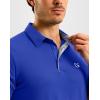 imageG Gradual Mens Golf Shirt Dry Fit Short Sleeve Polos Moisture Wicking Performance Polo Shirts for Men Athletic Tennis CasualRoyal Blue