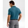 imageG Gradual Mens Golf Shirt Dry Fit Short Sleeve Polos Moisture Wicking Performance Polo Shirts for Men Athletic Tennis CasualTeal
