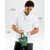 imageG Gradual Mens Golf Shirt Dry Fit Short Sleeve Polos Moisture Wicking Performance Polo Shirts for Men Athletic Tennis CasualWhite