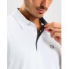 imageG Gradual Mens Golf Shirt Dry Fit Short Sleeve Polos Moisture Wicking Performance Polo Shirts for Men Athletic Tennis CasualWhite